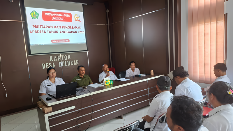 Musdes Penetapan dan Pengesahan APBDesa Tahun Anggaran 2026